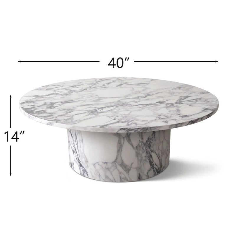 Pedestal 40 Coffee Table