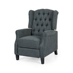 Wellscross Contemporary Tufted Fabric Push Back Recliner by Christopher Knight Home