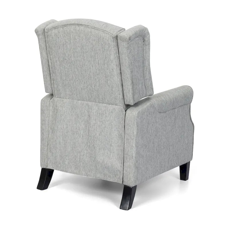 Wellscross Contemporary Tufted Fabric Push Back Recliner by Christopher Knight Home
