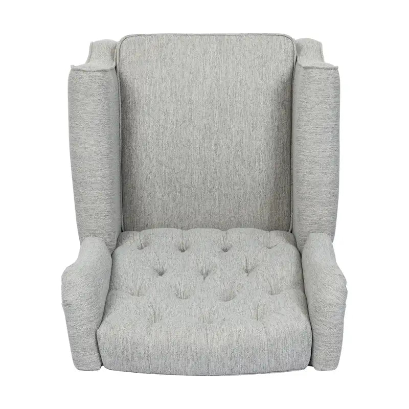 Wellscross Contemporary Tufted Fabric Push Back Recliner by Christopher Knight Home