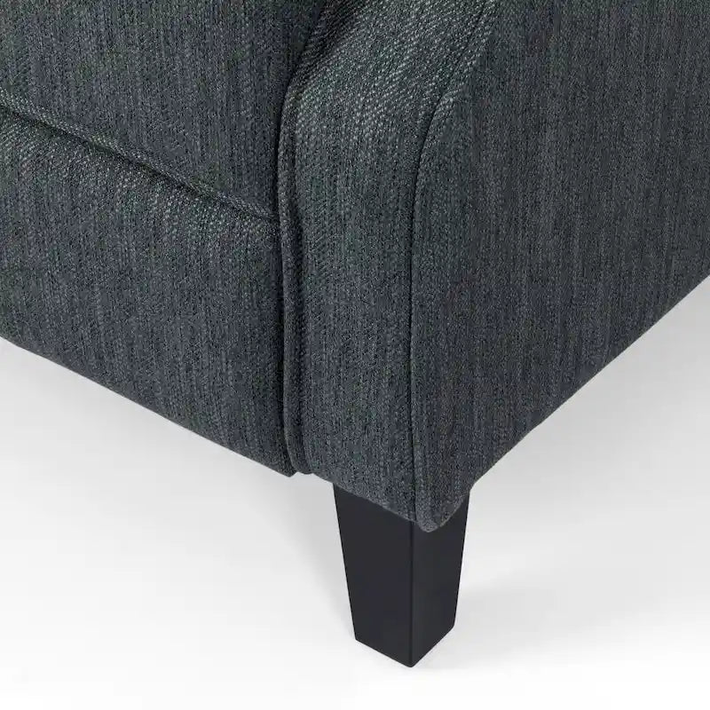 Wellscross Contemporary Tufted Fabric Push Back Recliner by Christopher Knight Home