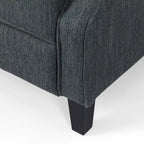 Wellscross Contemporary Tufted Fabric Push Back Recliner by Christopher Knight Home