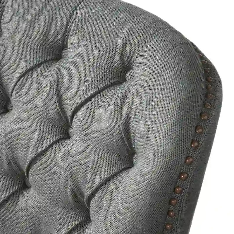 Tafton Tufted Club Chair with Ottoman by Christopher Knight Home