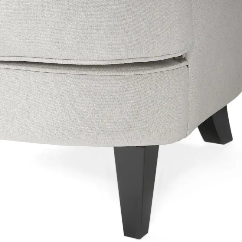 Tafton Tufted Club Chair with Ottoman by Christopher Knight Home