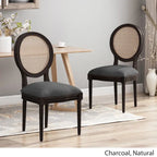 Govan Wooden Dining Chairs with Cushions (Set of 2) by Christopher Knight Home