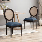Govan Wooden Dining Chairs with Cushions (Set of 2) by Christopher Knight Home