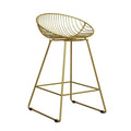 CosmoLiving by Cosmopolitan Ellis 24 Metal Counter Height Bar Stool