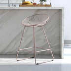 CosmoLiving by Cosmopolitan Ellis 24 Metal Counter Height Bar Stool