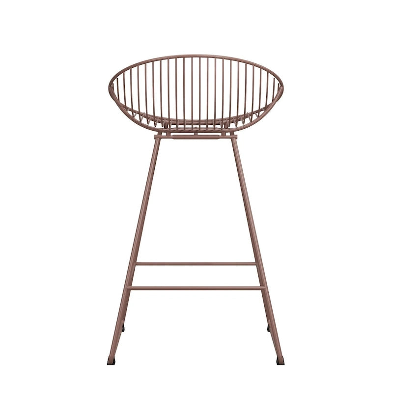 CosmoLiving by Cosmopolitan Ellis 24 Metal Counter Height Bar Stool