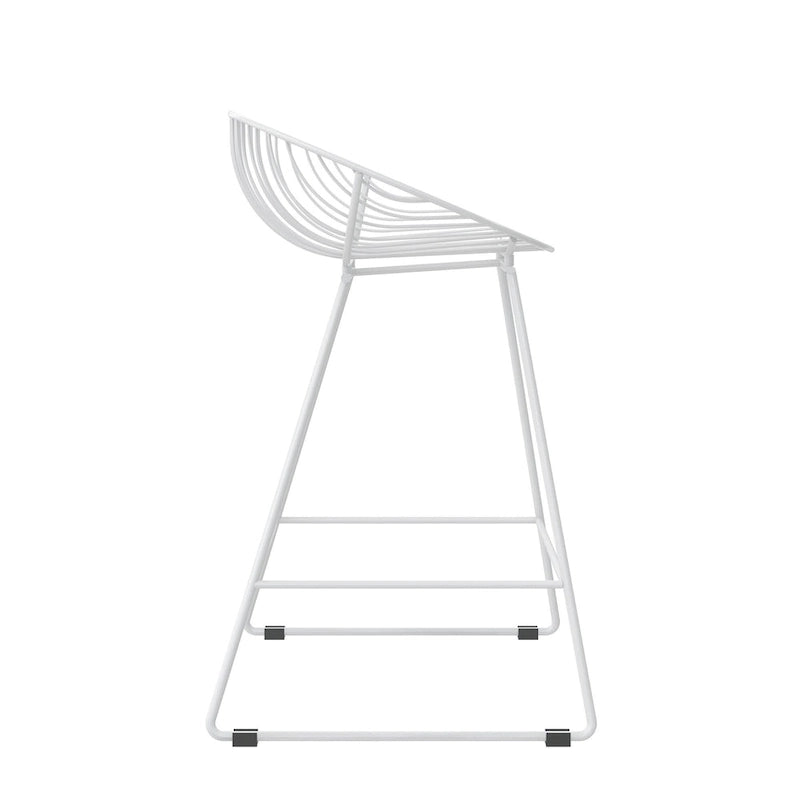 CosmoLiving by Cosmopolitan Ellis 24 Metal Counter Height Bar Stool