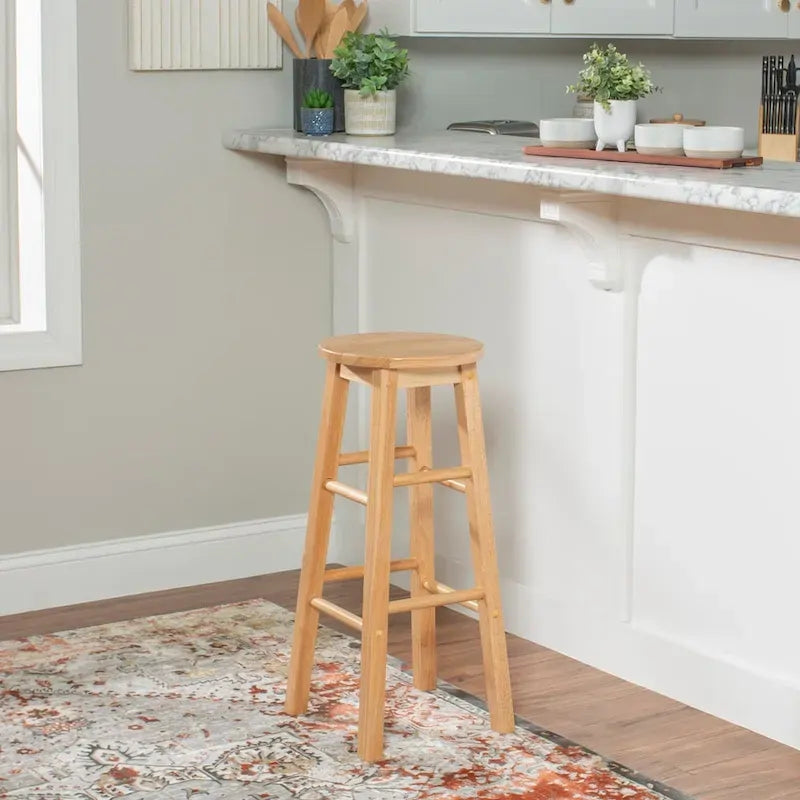 Basic Stationary Backless Bar Stool