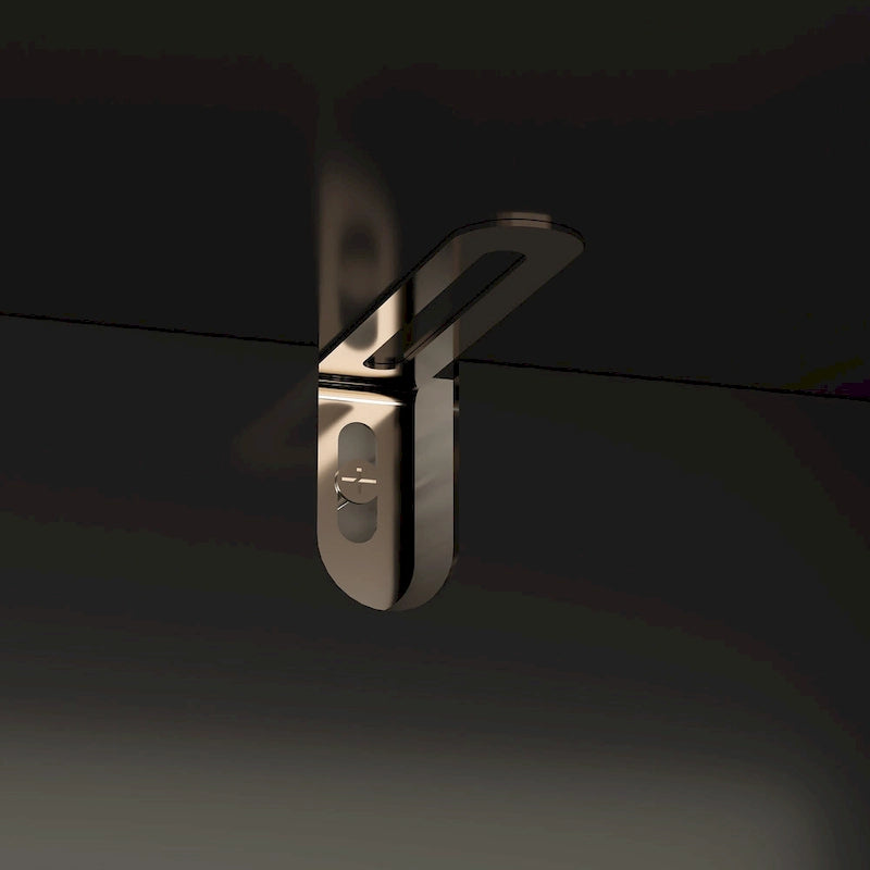 White Lacquer Dresser 6 Drawer Dresser with Metal Handle and Legs