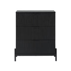 Middlebrook Designs Three Drawer Chest with Reeded Drawer Fronts