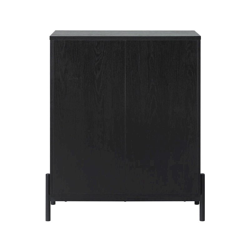 Middlebrook Designs Three Drawer Chest with Reeded Drawer Fronts