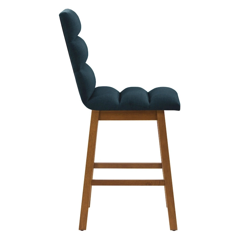 Lilibet Upholstered Counter Height Bar Stools, Set of 2