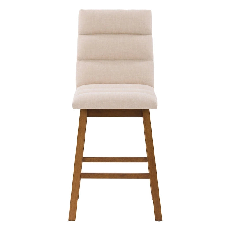 Lilibet Upholstered Counter Height Bar Stools, Set of 2