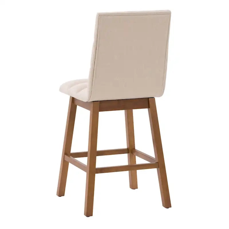 Lilibet Upholstered Counter Height Bar Stools, Set of 2