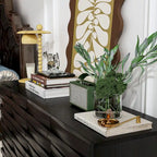 Elegant Black Buffet Cabinet Spacious Storage Organizer Dresser