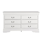 Louis Phillipe 6-Drawer Double Dresser