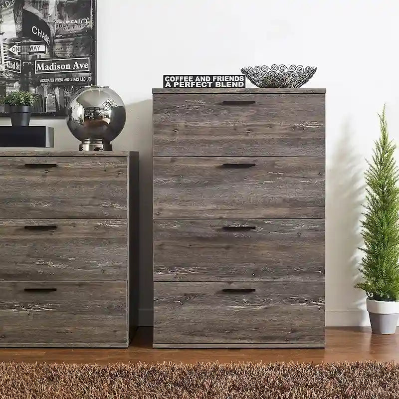 Oliver Farmhouse Four-Drawer Jumbo Chest