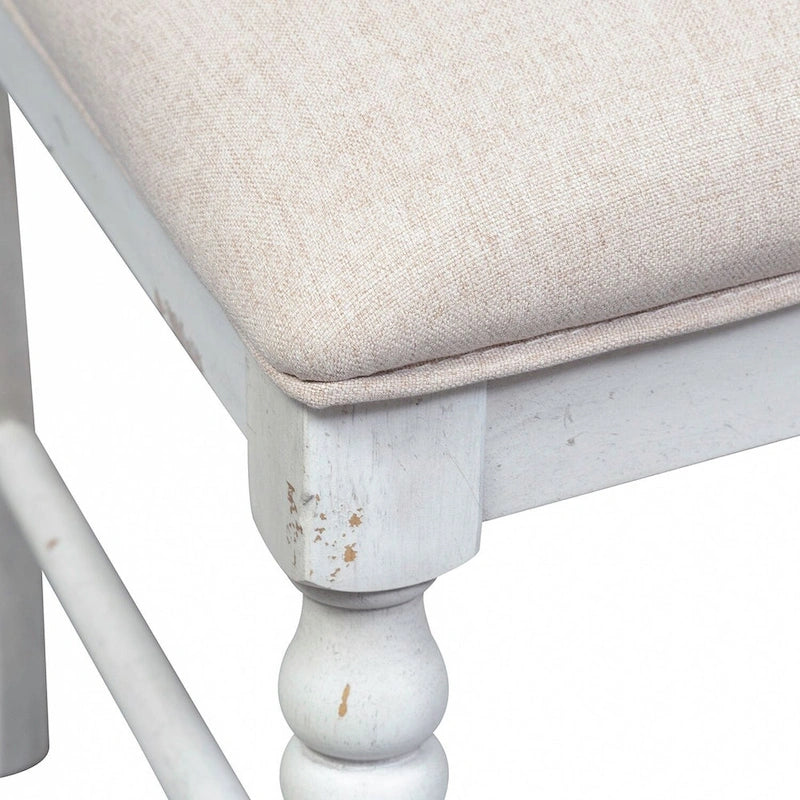 Whitney Antique Linen Slat Back Side Chair (Set of 2)