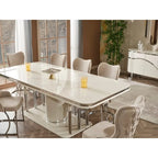 Prag Modern Dining Room Table For 6 People