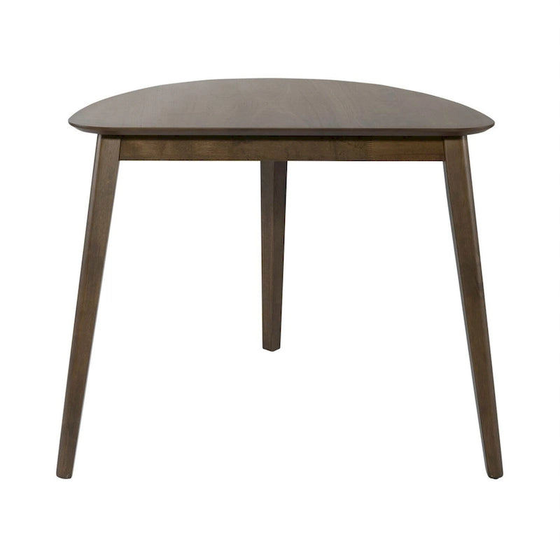 Space Savers Satin Walnut Triangle Table