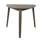 Space Savers Satin Walnut Triangle Table