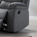 Jim Grey Upholstered Reclining Living Room Sofa