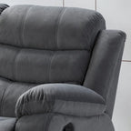 Jim Grey Upholstered Reclining Living Room Sofa