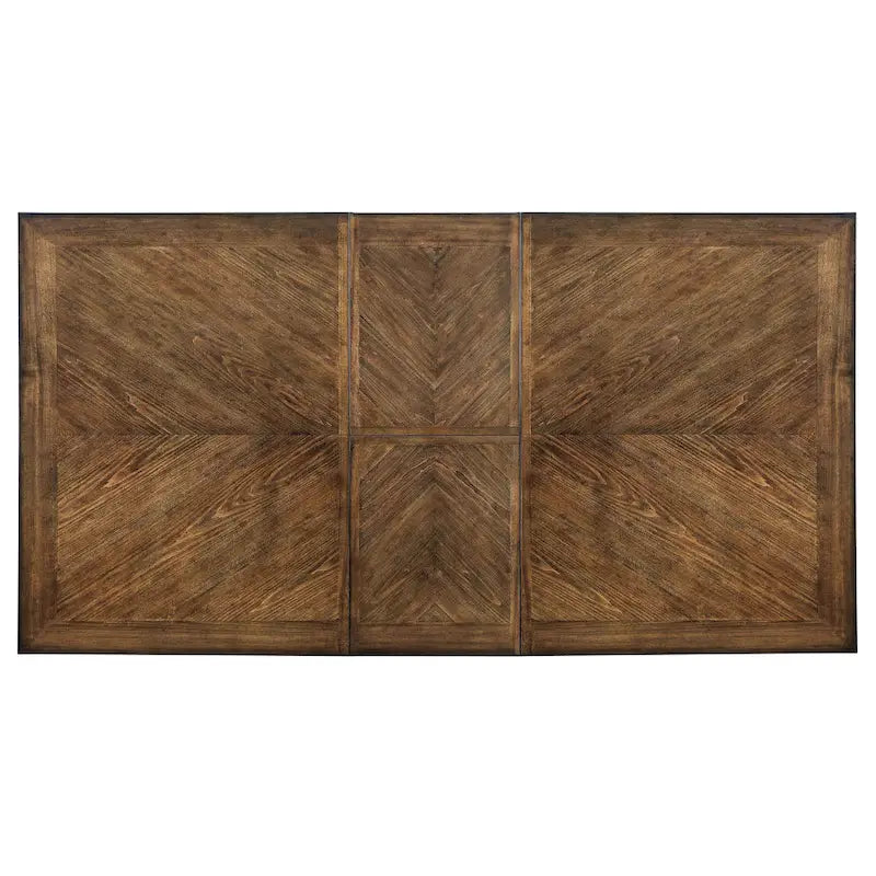Furniture of America Bethannie 2-tone 78-inch Expandable Dining Table
