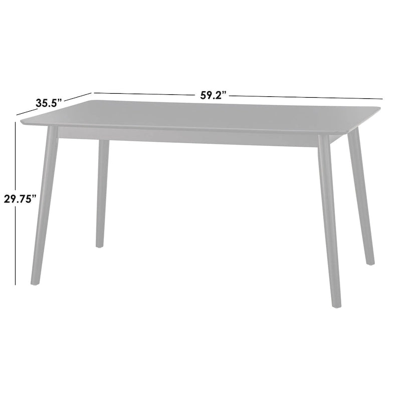 Lifestorey Whitney 6-piece Cane Dining Set with Bench
