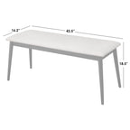 Lifestorey Whitney 6-piece Cane Dining Set with Bench