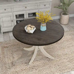 Furniture of America Joyfair Farmhouse White 47-inch Wood Dining Table