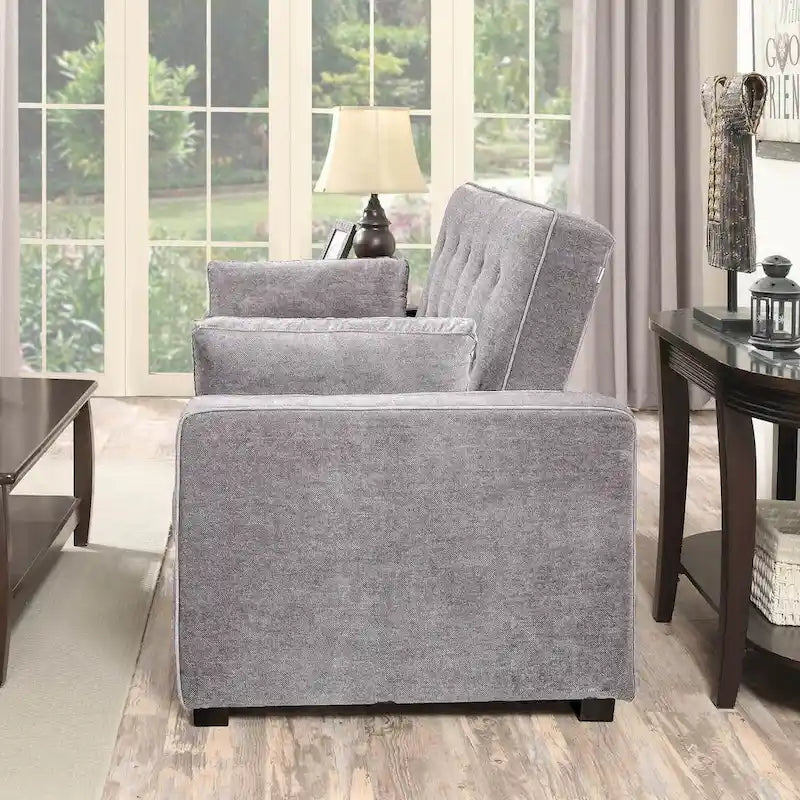 Serta Morrison Full Convertible Loveseat