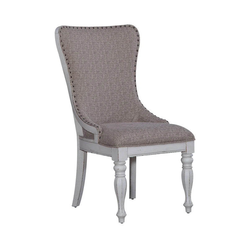 Magnolia Manor Upholstered Wing Back Side Chair (Set of 2)