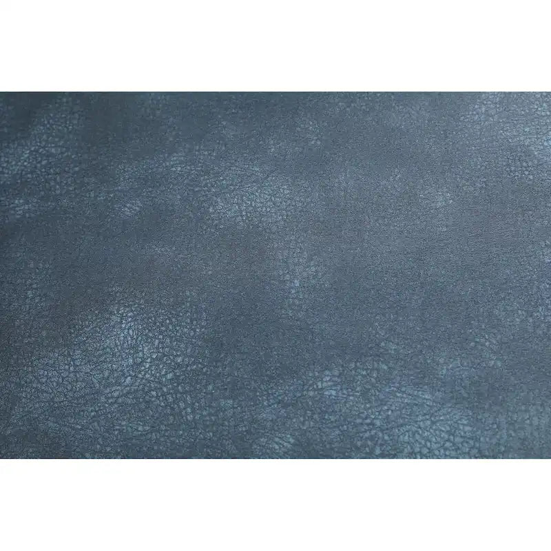 Brooks Accent Chair in Faux Leather with Stitch and Black Legs