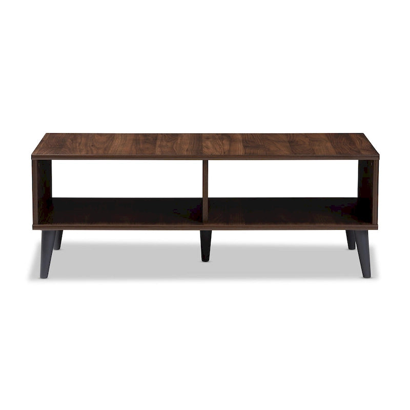 Mid-Century Modern Brown Coffee Table by Baxton Studio
