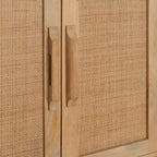 Spence Wooden Bar Cabinet with Marble Top