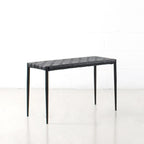 Soho Mid-Century Modern Leather Weave Coffee/Bench 28-inches/ 47-inches