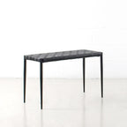 Soho Mid-Century Modern Leather Weave Coffee/Bench 28-inches/ 47-inches