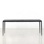 Soho Mid-Century Modern Leather Weave Coffee/Bench 28-inches/ 47-inches