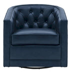 Walsh Top Grain Leather Swivel Chair