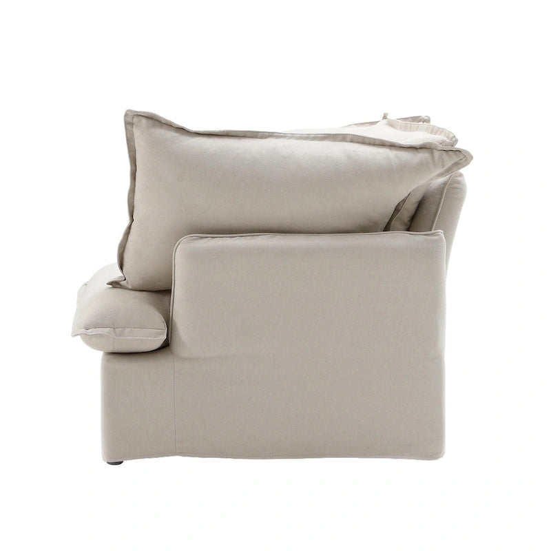 6 Piece U-shaped Velvet Upholstery Modular Sectional Sofa with 2 Ottoman