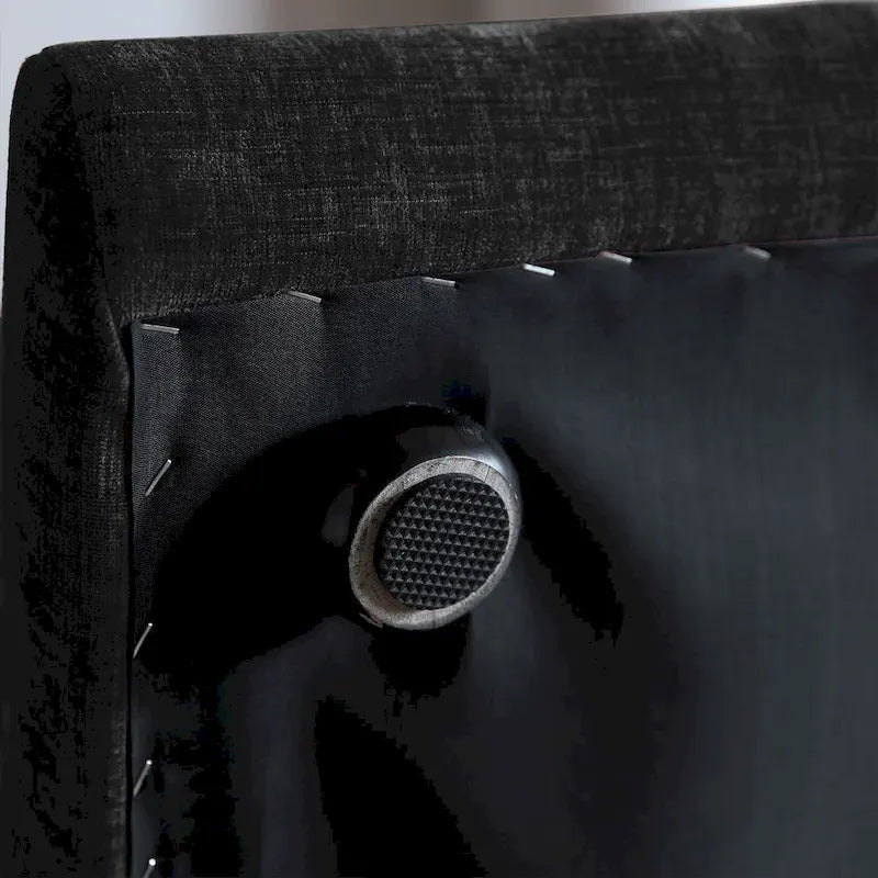 103.9 L-Shaped Sectional Sofa Chenille Fabric 3-Seat Couch with Ottoman