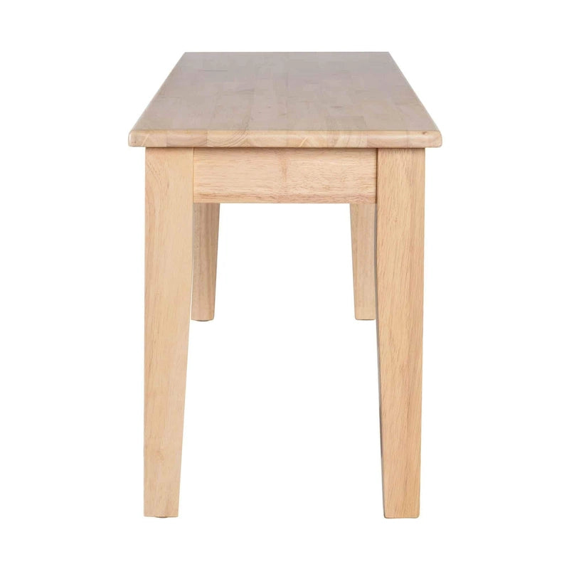 Shaker Style Solid Wood Dining Bench