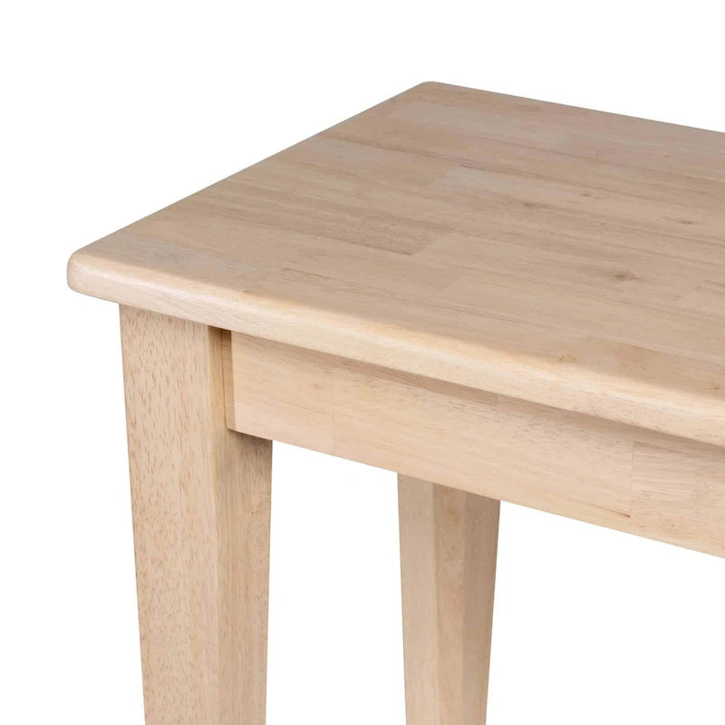 Shaker Style Solid Wood Dining Bench