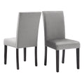 Balmforth Nailhead Velvet Upholstered Dining Chairs (Set of 2) by iNSPIRE Q Classic