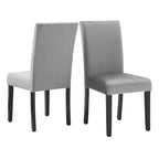Balmforth Nailhead Velvet Upholstered Dining Chairs (Set of 2) by iNSPIRE Q Classic
