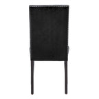 Balmforth Nailhead Velvet Upholstered Dining Chairs (Set of 2) by iNSPIRE Q Classic